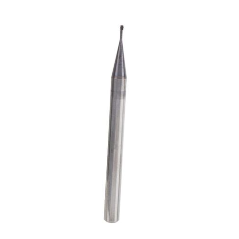 Thread Milling Cutter 3 Tooth, Metric 60° Tungsten Steel CNC Hand Tool, M1.6x0.35xD4x50, Fully Ground Arc for Aluminum, Copper, Cast Iron, Stainless Steel, Alloy Steel, in Kuwait