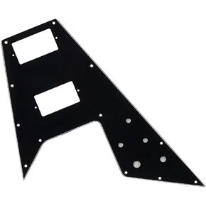 Black Flying V Guitar Pickguard Scratch Plate – Replacement Pickguard for Flying V Style Electric Guitars, Protective Guitar Scratch Plate in Kuwait