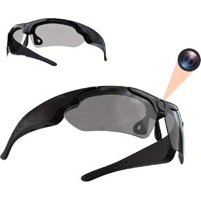 Camera Glasses HD 1080P Video Glasses Bluetooth Sunglasses Camera UV Protection Polarized Lens Sport Action Cam with Earphones for Travel, Cycling, Driving and Other Outdoor Sports in Kuwait
