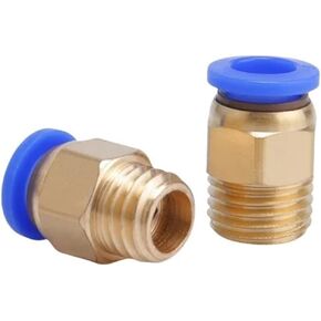 Pipe M12X1.75 M10 M12 M16 M20 Thread Pneumatic Connector PC10 12 Mm Tubes Hose Quick Release 1Pcs(PC10-M12X1.5) in Saudi Arabia