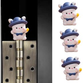 Cute Mini Creative Magician, Rabbit with Stars Hinge Heads Decorative Topper Set 3PCS, Home Decoration,Magnetic Hinge Head Toppers Door Hinge in Kuwait