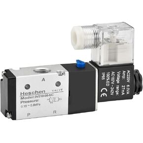 Heschen Electrical Pneumatic Solenoid Valve 3V210-08 220VAC 6.0VA PT1/4 3/2 Way CE in Saudi Arabia