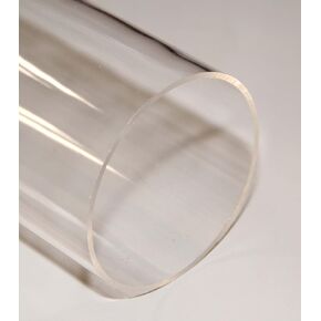 Clear Transparent acrylic Plastic Pipe tube 4.5" OD 114 mm 1 footlong Fits 4" PVC fittings in Saudi Arabia