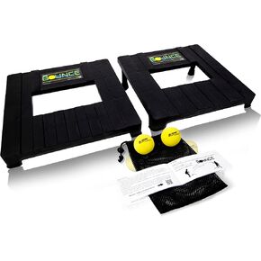 RampShot BOUNCE- Played Outdoors, Indoors, Yard, Beach, Tailgate, Park - Includes 2 Balls, Stickers and Rule Book - Great Family Game in Saudi Arabia