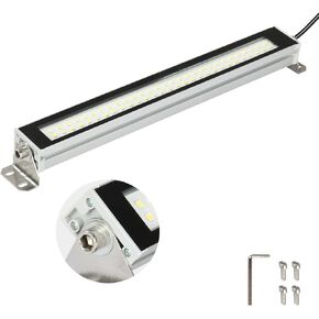 آلة صناعية LED أنبوب ضوء 12W 1440LM، 17.2In 6500K DC 24V CNC Machine Work Light IP67 إضاءة مقاومة للماء LED للانفجار بدون قابس in Kuwait