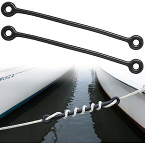 2 حزمة 19.5 بوصة قارب Snubber حوض خط امتصاص الصدمات البحرية قارب رسو خط المطاط snubbers الثقيلة مرنة البحرية بنجي ل 7/16 "-5/8" (12-16 مللي متر) تقليل تأثير الضوضاء رباط آمن in Kuwait