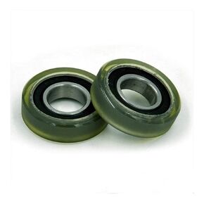 Power Transmission Products PU 6901 Polyurethane Covered Bearing 12x28x8mm Shaft 12mm PU690128-8 Urethane Cover 2Pcs Bearings PU6901 Ball in Kuwait