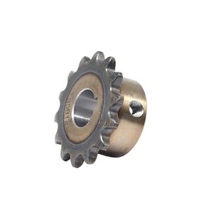 Steel Heavy Duty Motor Pinion Gear 1pcs 15T 06B Precision Industrial Drive Sprocket Wheel Steel Chain Gear Bore 10-25mm(19mm (Keyway 6mm)) in Kuwait