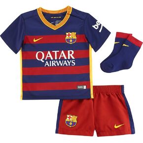 طقم نايكي الأساسي لفريق برشلونة 2015/16 [أزرق مخلص] (6-9) in Kuwait