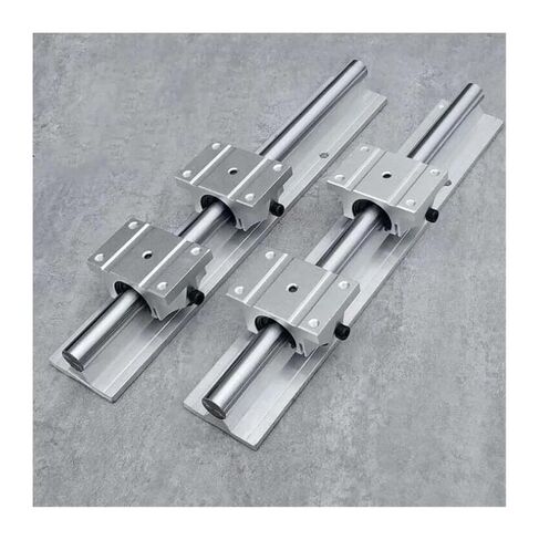 2 قطعة TBR20 L-700mm دعم السكك الحديدية دليل خطي + 4 قطعة TBR20UU تحمل كتل in Kuwait