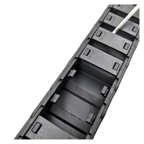 1 متر 15x30 مللي متر سلسلة سحب سلك حامل كابل حامل شبه مغلق مفتوح داخل ناقل حبل الشد (R48) in Kuwait