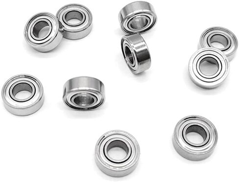 10Pcs SMR95ZZ CB Air Bearing 5x9x3mm ABEC-7 Stainless Steel Hybrid Ceramic Dry Ocean Fishing Reels MR95 in Kuwait