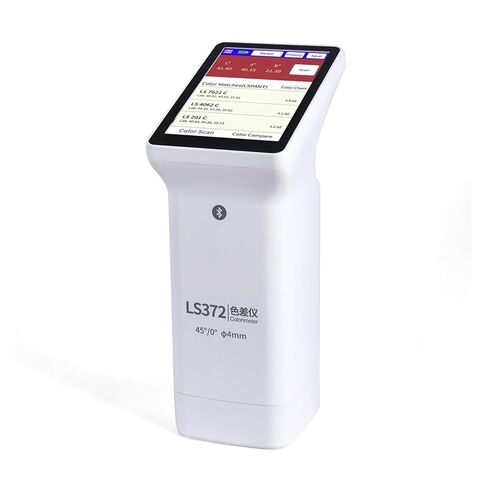 LS372 مقياس ألوان بفتحة 4 مللي متر مع شاشة تعمل باللمس للطلاء والبلاستيك والنسيج مقياس فرق اللون في مختبر التصحيح التلقائي in Saudi Arabia