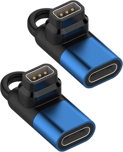شاحن محمول لساعة Coros Pace 3/Pace 2/Apex 2/Vertix الذكية، محول كابل شحن USB C إلى ساعة Coros (عبوتان) in Kuwait
