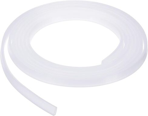 YOKIVE Clear Rubber U Channel Edge Trim, Silicone Door Seal Strip 3/16" Slot Fit for 5/32"-7/32" Edge | Metal Edge Guard Protector Great for Plywood, Glass, Sheet Metal (10-Feet) in Kuwait