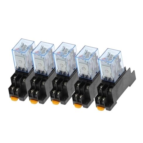 5 Sets MY2P HH52P MY2NJ Relay Coil General DPDT Micro Mini Electromagnetic Switch 110V 220V 12V 24V Power LED(DC 110V) in Kuwait