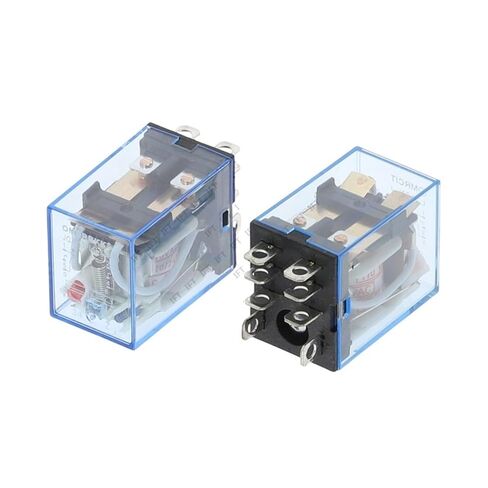 1 قطعة LY2NJ HH62P HHC68A-2Z الإلكترونية مايكرو البسيطة الكهرومغناطيسية التتابع 10A 8PIN لفائف DPDT DC12V ، 24 فولت AC110V 220 فولت (التيار المتناوب 110 فولت) in Kuwait