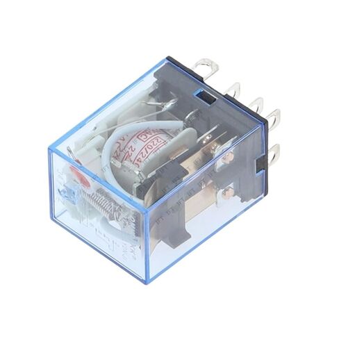 1 قطعة LY2NJ HH62P HHC68A-2Z الإلكترونية مايكرو البسيطة الكهرومغناطيسية التتابع 10A 8PIN لفائف DPDT DC12V ، 24 فولت AC110V 220 فولت (التيار المتناوب 110 فولت) in Kuwait