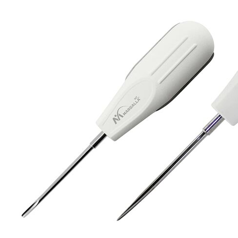 MAGALLA INT Root Elevator Straight Blade Gray 3mm – Dental Surgical Extraction Elevator Tool in Kuwait