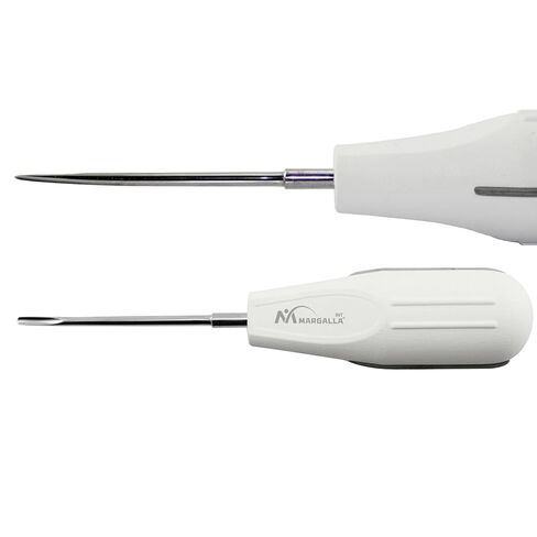 MAGALLA INT Root Elevator Straight Blade Gray 3mm – Dental Surgical Extraction Elevator Tool in Kuwait
