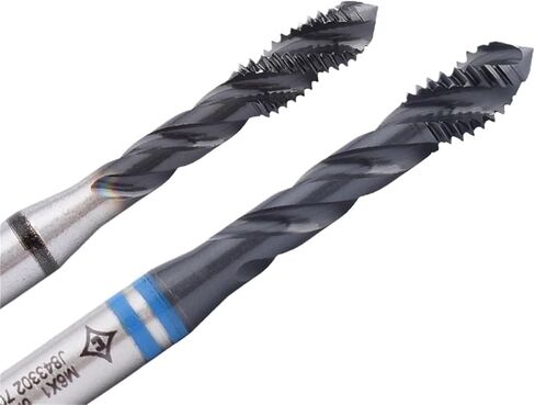 HSSE-M35 With JP Spiral Pointed Tap M2 M2.5M3M4 M5 M6 M8 M10 M12 M14 M16 Machine Screw Thread Taps For Stainless Steel(Double Black-PO,M2X0.4) in Saudi Arabia