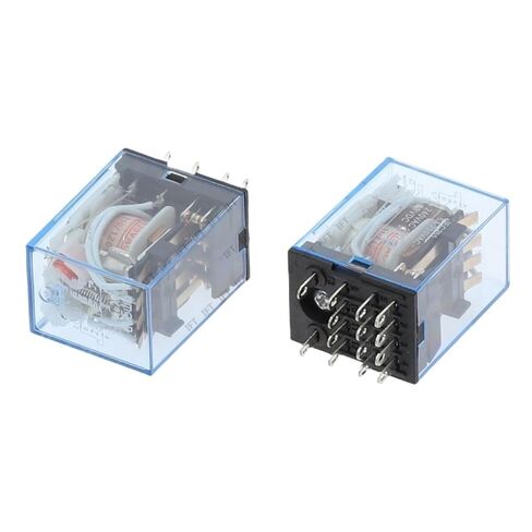 1PCS MY4NJ Coil General Purpose Relay 4pdt,14pins Relay HH54P AC DC 12V/ 24V /36V/110V 220V Miniature MY4 Switch(AC 12V) in Kuwait