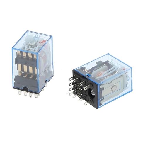 1PCS MY4NJ Coil General Purpose Relay 4pdt,14pins Relay HH54P AC DC 12V/ 24V /36V/110V 220V Miniature MY4 Switch(AC 12V) in Kuwait