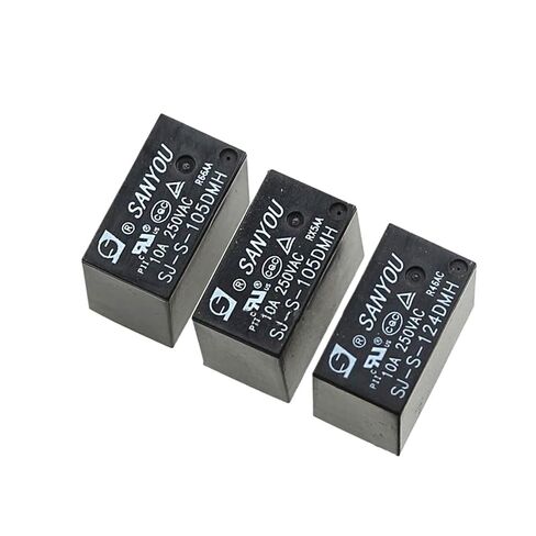 5 قطعة 5V 12V 24V مرحلات الطاقة DMH SJ-S- 105 112 124DMH 5V12V24V 10A 250V 4PIN NO (DMH SJ-S- 124) in Kuwait