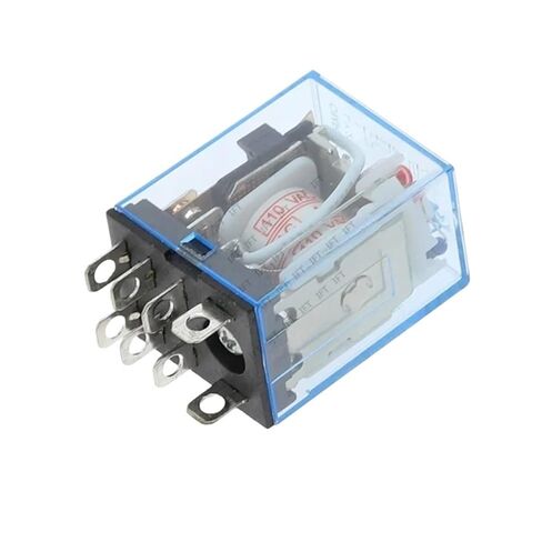 1Pc LY2NJ HH62P HHC68A-2Z Electronic Micro Mini Electromagnetic Relay 10A 8PIN Coil DPDT with Socket Base DC12V,24V AC110,220V(DC 110V) in Kuwait