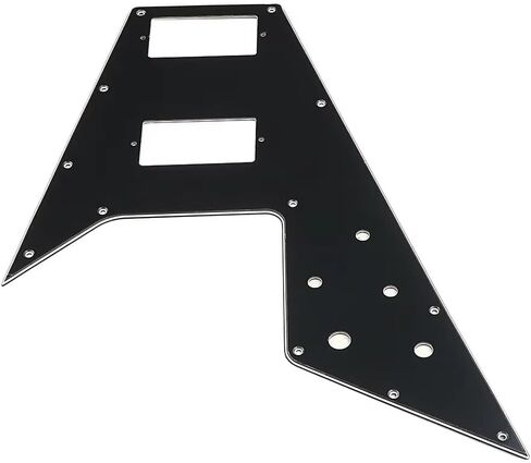 Black Flying V Guitar Pickguard Scratch Plate – Replacement Pickguard for Flying V Style Electric Guitars, Protective Guitar Scratch Plate in Kuwait