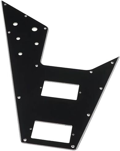 Black Flying V Guitar Pickguard Scratch Plate – Replacement Pickguard for Flying V Style Electric Guitars, Protective Guitar Scratch Plate in Kuwait