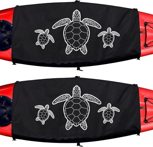 Tallew 2 Pack Kayak Cockpit Drape, Universal Kayak Cockpit Cover, Waterproof Uv-Resistant 60 x 29 Inch for Indoor Outdoor in Kuwait