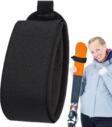 Ski Fastener Tape - Lightweight Soft Ski Straps, Ski Straps Ski Fastener, Ski Wraps, Ski Straps, Ski Straps for Accessories, Sturdy for Skiing Enthusiasts in Kuwait