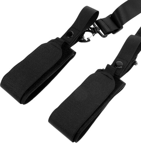 SUPVOX 1pc Portable Adjustable Snowboard Carrying Strap Ergonomic Ski Shoulder Straps for Convenient Travel Lightweight Black Snowboard Shoulder Sling in Kuwait
