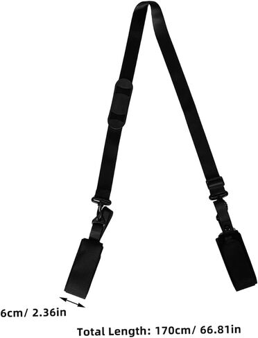 Multifunctional Adjustable Ski Strap Carrier for Securely Fastening Skis and Poles Lightweight and Portable Shoulder Strap for Comfortable Transport of Snowboard Gear in Kuwait