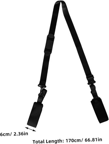 Adjustable Ski Carry Strap for Convenient Transport and Storage of Skis and Snowboards Lightweight Ergonomic Shoulder Design Material in Kuwait