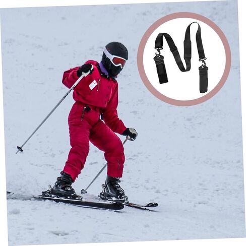 Happyyami Adjustable Ski Shoulder Carrier Straps for Carrying Skis Snowboards Comfortable Straps in Kuwait
