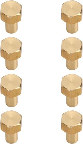 Ejoyous 1/24 RC Hex Nut, 8Pcs Brass Wear Resistants Rust Resistants Wheel Lock Nut Replacement for Axial SCX24, High Strength RC Accessories (8mm) in Kuwait
