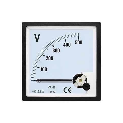 1 قطعة SQ-96 CP-96 الفولتميتر مؤشر متر 5V 10V 15V 20V 25V 30V 50V 75V 100V 150V 200V 300V 450V 500V 600V 800V عداد لوحة (DC 150V) in Kuwait
