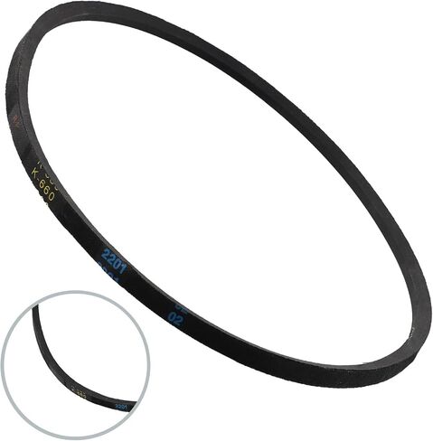 K660 Triangle V Belt 66cm Rubber Driving Belt Efficient Power Transmission 8mm Width 6mm Thick Quick Installation for Drill Machines Industrial Agricultural Equipment (k660) in Kuwait