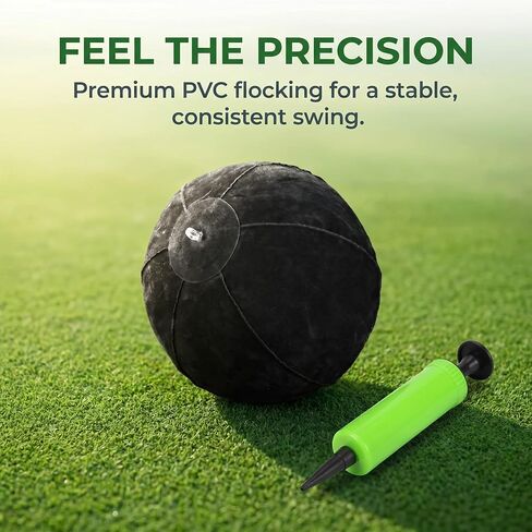 Golf Swing Trainer, Golf Training Ball for Men Inflatable with Inflator Pump Assist Golf Swing Trainer Golf Swing Assistant for Beginner | golf ball with belt in Kuwait