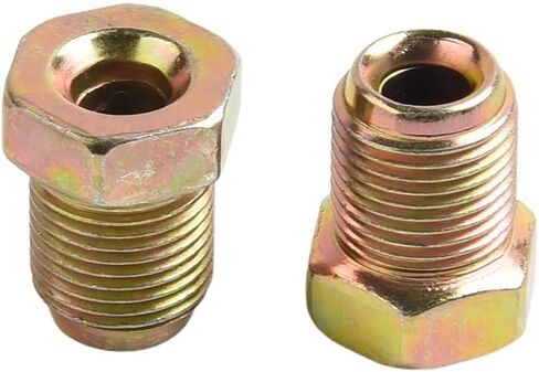 Comprehensive Brake Cable Connector Collection Six Zinc Coated Metric Nuts in Kuwait