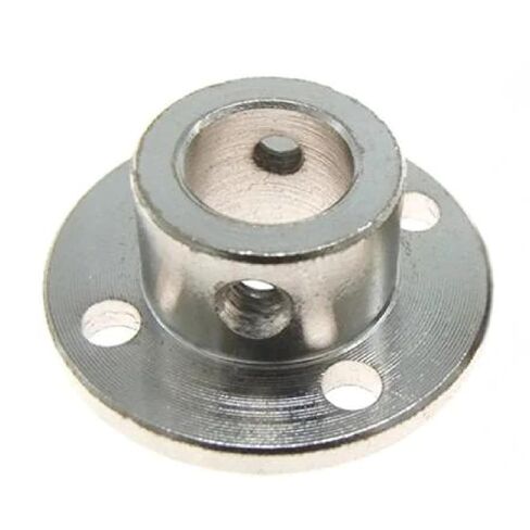 Industrial Rigid Flange Coupling, Precision Machined Steel Motor Shaft Connector, High Torque Power Transmission Coupler for Machinery, Zero Backlash Design (6.35mm) in Kuwait