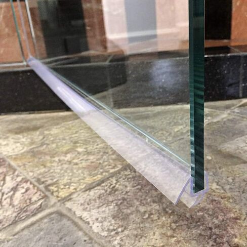 36" Clear Bottom Sweep with Drip Rail for 1/4" Glass Shower Doors in Kuwait