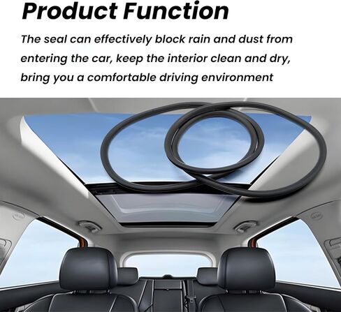 Sunroof Glass Weatherstrip Seal Replace 5L1Z-7851884-AA 5L1Z7-851884-AA | Fit For Ford F150 F250 F350 F450 2001-2016 Expedition Lincoln Navigator 1997-2017 Replace 5L1Z7851884AA in Kuwait