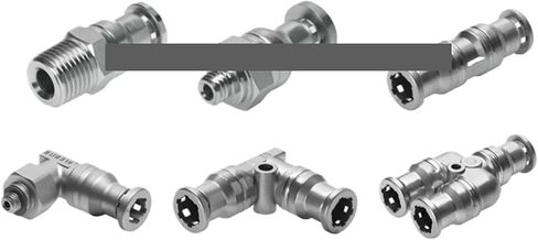 1pcs Joint CRQS CRQSL CRQST-1/4 3/8 1/2-4 6 8 10 12 16 Push-in fitting Pneumatic components(1-4-10,CRQST-) in Saudi Arabia