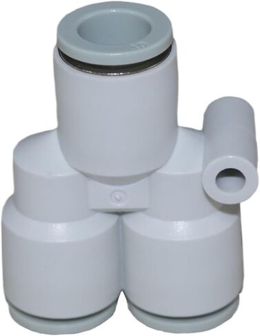 1pcs Pipe Fittings Plastic Pneumatic Connector Fitting Quick Push Air Water Connecting PY PW Connect 4/6/8/10/12/16mm Y Shape(PY-8) in Saudi Arabia