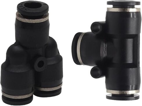 1pcs One touch fitting PE Union tee PY union“Y" 3 Way Port Air Pneumatic 4 6 8 10 12 16mm OD Hose Tube Quick Push in Pipe Fitting(8mm to 8mm,PE-Union tee) in Saudi Arabia
