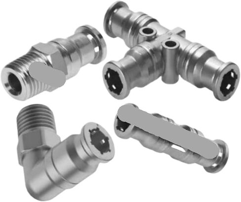 1pcs CRQS CRQST-4 6 8 10 12 16 M5 1/8-4 6 8 10 12 Push-in fitting Pneumatic components Joint(M5-6,CRQS-) in Saudi Arabia