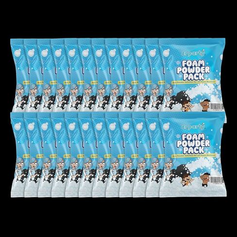 Dr.Party Single Foam Powder Pack - قم بإنشاء ما يصل إلى 120 جالون من الرغوة في دقائق - محلول حفلة الرغوة النهائية in Kuwait